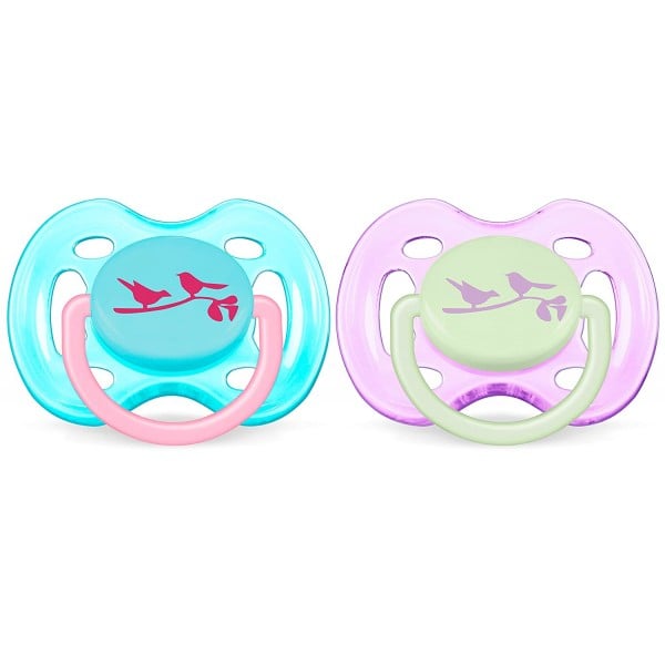 Baby Soother BPA Free Fashion Design (0 - 6m) - Girl - Philips Avent - BabyOnline HK