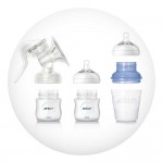 Natural Feeding Bottle 4oz/125ml (2 pcs) - Blue - Philips Avent - BabyOnline HK
