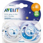 Night Glow Baby Soother BPA Free (6 - 18m) - Philips Avent - BabyOnline HK