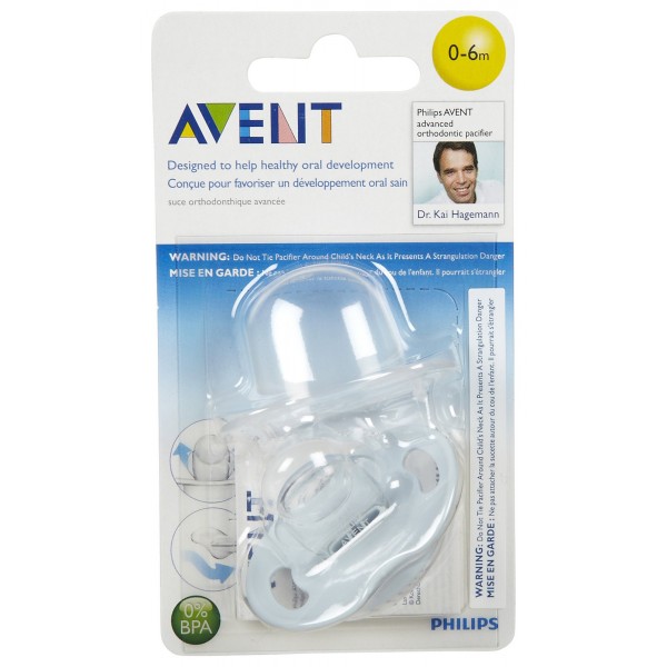 Advanced Orthodontic Soother 安撫奶嘴(0-6 個月) - Philips Avent - BabyOnline HK