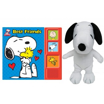 Play-A-Sound - Book and Cuddly Snoopy