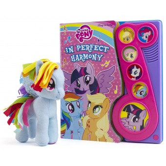 My Little Pony - Play-A-Song- Book & Huggable Rainbow Dash (In Perfect Harmony)