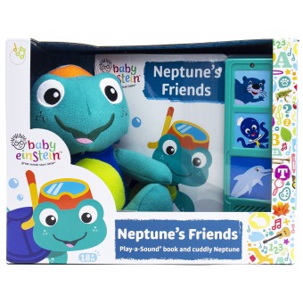 Play-A-Sound - Book & Cuddly Neptune (Baby Einstein)