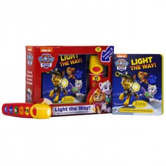 Paw Patrol - Book and Flashlight Set - Light the Way!