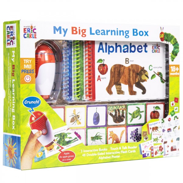 My Big Learning Box with Educational Touch & Talk Reader - World of Eric Carle - Pi kids - BabyOnline HK