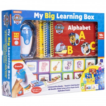 My Big Learning Box with Educational Touch & Talk Reader - Paw Patrol