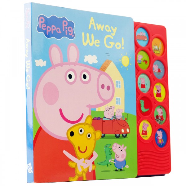 Peppa Pig - Away We Go 10-Button Sound Book - Pi kids