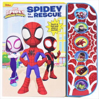 Marvel Spider-man - Spidey to the Rescue - Touch & Feel Textured Sound Pad