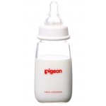 Pigeon - High Temperature Resistance Baby Glass Bottle 120ml - Pigeon - BabyOnline HK