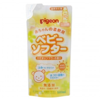 Pigeon - 日本製嬰兒衣物柔順劑 (補充裝) 500ml