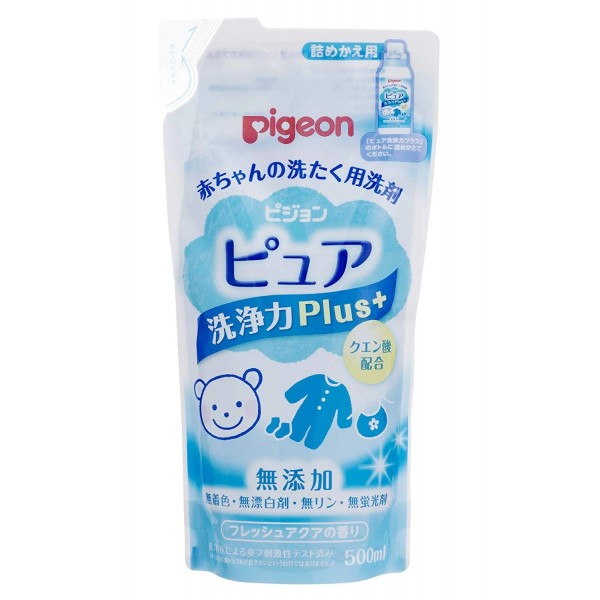 Pigeon - 日本製嬰兒加強去污洗衣液(補充裝) 500ml - Pigeon - BabyOnline HK
