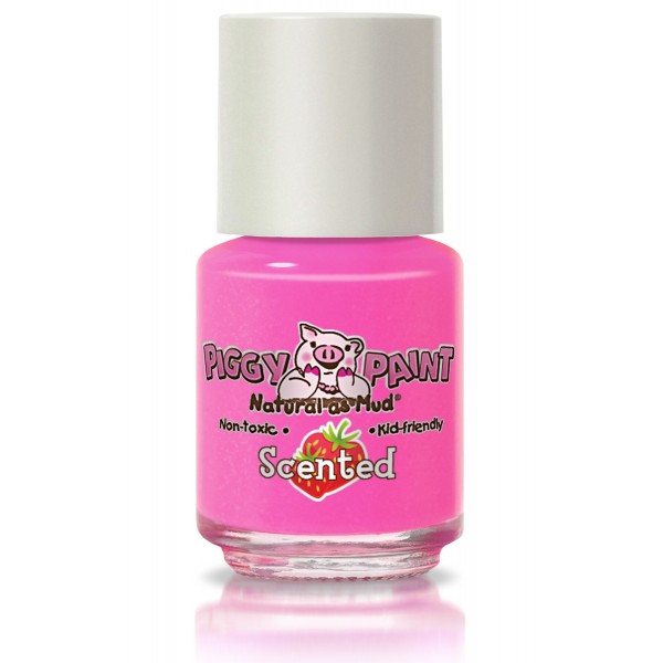 Piggy Paint - Scented Nail Polish (Sassy Strawberry) - Piggy Paint - BabyOnline HK