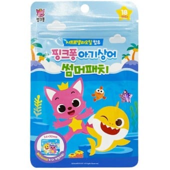 Pinkfong - Mosquito Repellent Stickers (18 pcs)