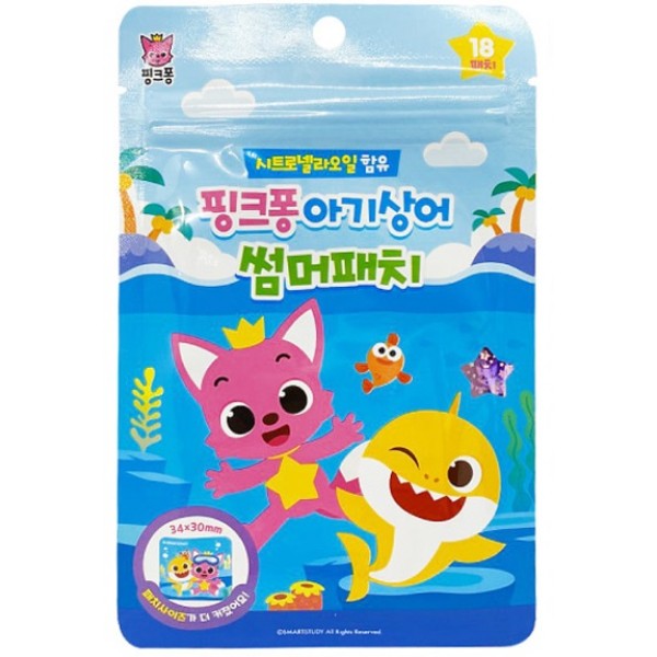 Pinkfong - 天然驅蚊貼片 (18片裝) - Pinkfong - BabyOnline HK