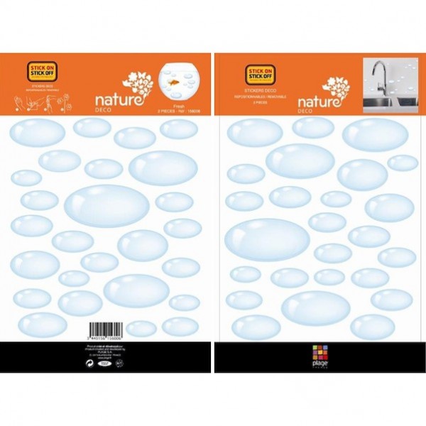 Nature Deco Restickable Sticker XS - Fresh (2 sheets) - Plage