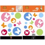 Nature Deco Restickable Sticker XS - Mariposas (2 sheets) - Plage - BabyOnline HK