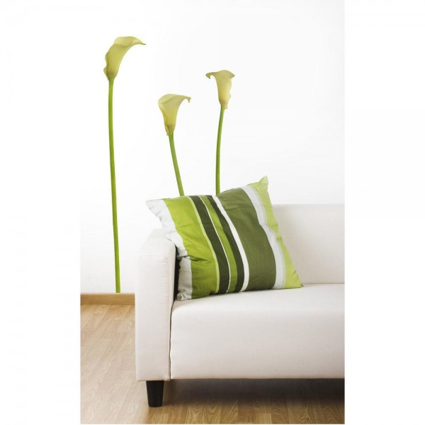 MS Youth - Stick On Stick Off Adhesive Wall Deco - Yellow Arums - Plage - BabyOnline HK