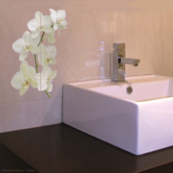 Smooth Tile Decoration - Orchid
