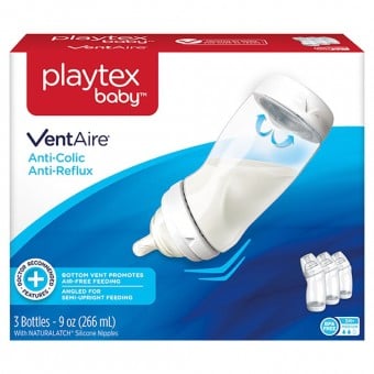 VentAire 寬口徑排氣奶瓶套裝 (3 件裝)
