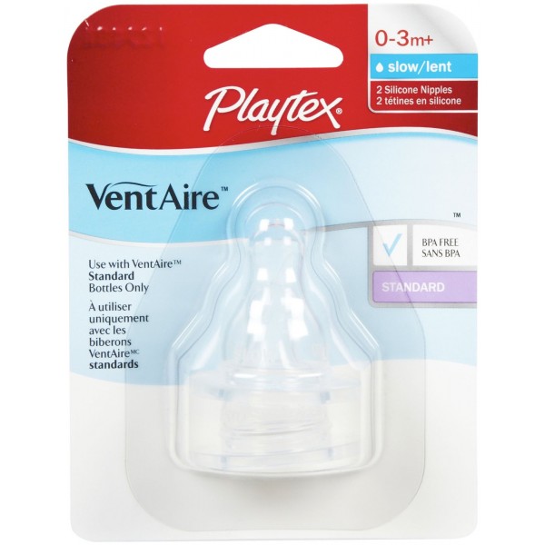 VentAire Silicone Nipples (0-3m+) - Playtex - BabyOnline HK