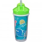 PlayTime - Insulated Spill-Proof Straw Cup 9oz - Green - Playtex - BabyOnline HK