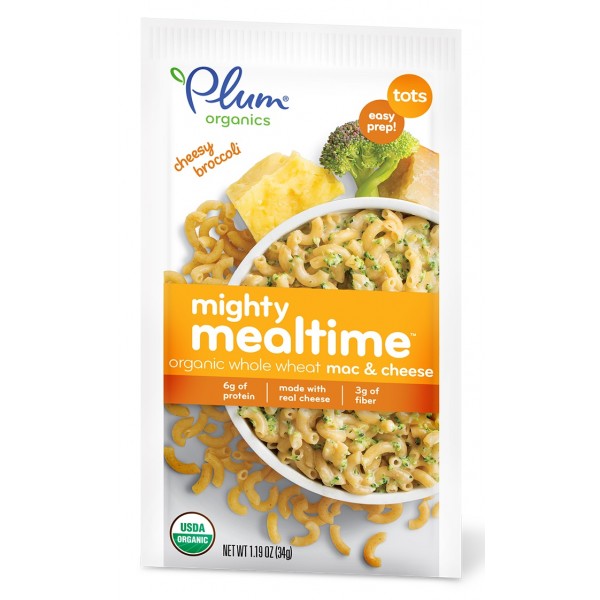 Organic Mighty Mealtime - Mac & Cheese (Cheesy Broccoli) 34g - Plum Organics - BabyOnline HK