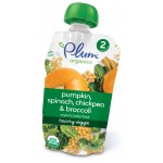 Organic Pumpkin, Spinach, Chickpea & Broccoli 99g - Plum Organics - BabyOnline HK