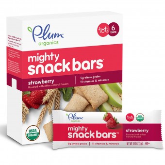 Mighty Snack Bars – Strawberry (6 bars)