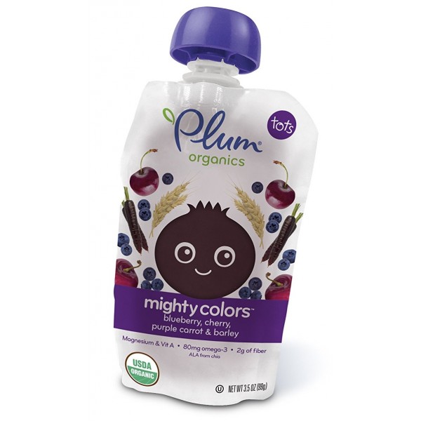 有機藍莓、車厘子、紫蘿蔔、薏仁 99g - Plum Organics - BabyOnline HK