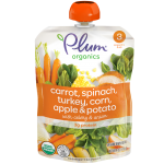 Stage 3 - Organic Carrot, Spinach, Turkey, Corn, Apple & Potato 113g - Plum Organics - BabyOnline HK