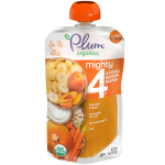 Mighty 4 - Organic Banana, Peach, Pumpkin, Carrot, Oat & Greek Yogurt 113g - Plum Organics - BabyOnline HK