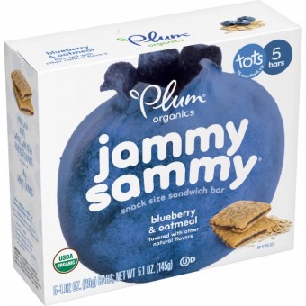 Jammy Sammy  (藍莓、燕麥片) - 5 包裝