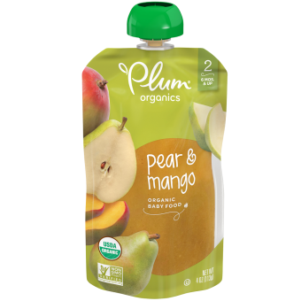 Organic Pear & Mango 113g 