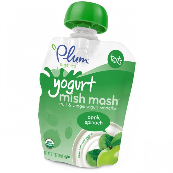Yogurt Mish Mash - Apple, Spinach 90g - Plum Organics - BabyOnline HK