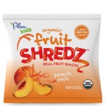Fruit & Veggie Shredz - Peach Peelz (5 packs) - Plum Organics - BabyOnline HK