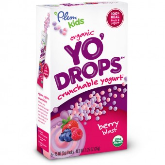 Organic Yo' Drops Crunchable Yogurt - Berry Blast 