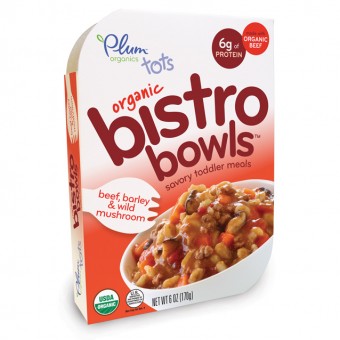 Organic Bistro Bowls - Beef, Barley & Wild Mushroom 170g 