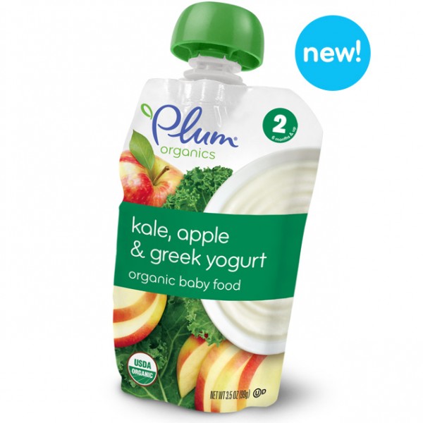 幼兒有機甘藍、蘋果、希臘乳酪 99g - Plum Organics - BabyOnline HK
