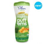 Organic Mighty Puff'ems - Cheesy Broccoli Carrot 42g - Plum Organics - BabyOnline HK