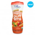 Organic Mighty Puff'ems - Cheesy Tomato Basil 42g - Plum Organics - BabyOnline HK
