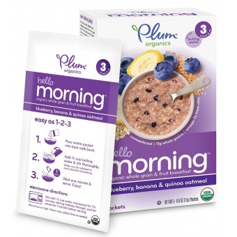Hello Morning - Blueberry, Banana & Quinoa Oatmeal (5 packets)