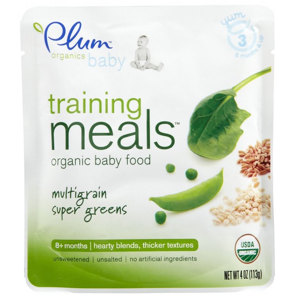 Training Meals - Organic Multigrain Super Green 113g - Plum Organics - BabyOnline HK