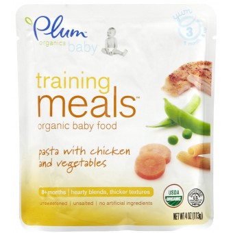 Training Meals - Organic Pasta with Chicken and Vegetables 113g