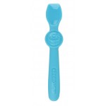Pororo - Silicone Spoon with Case (Blue) - Edison - BabyOnline HK