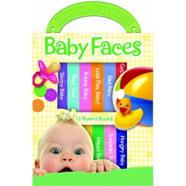 My First Learning Library - Baby Faces (12 Board Books) - Pi kids - BabyOnline HK