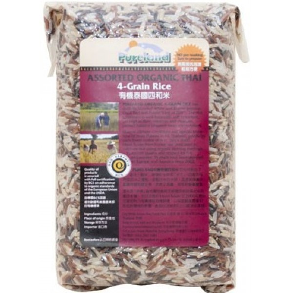 Assorted Organic Thai 4-Grain Rice 1kg - Pureland - BabyOnline HK