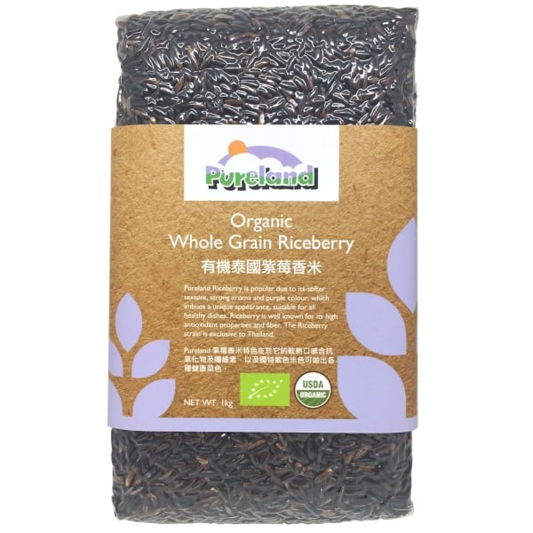 Organic Whole Grain Riceberry 1kg - Pureland - BabyOnline HK