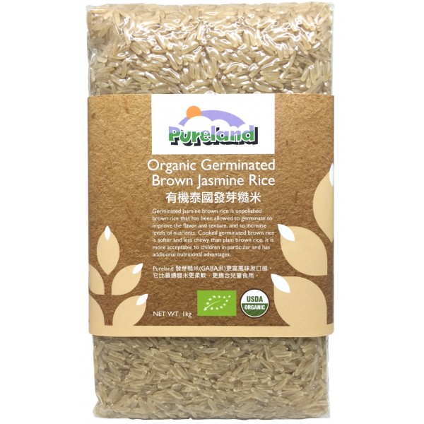 Organic Germinated Brown Rice 1kg - Pureland - BabyOnline HK