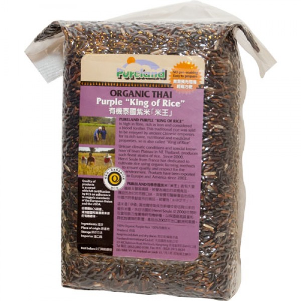 Organic Purple Rice 1kg - Pureland - BabyOnline HK