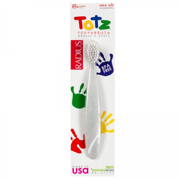Totz Toothbrush (18m+) - Clear Sparkle - Radius - BabyOnline HK